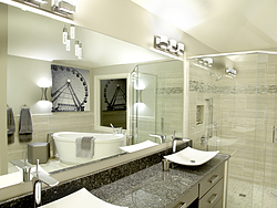Natural Light Bathroom - Mirror