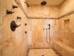 Master Bathroom With Columns - Shower
