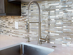 Cool Contemporary Gallery Kitchen - Faucet