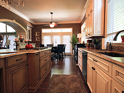 Large Kitchen with Functional Island - Two-Tone Cabinets