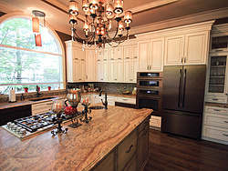 Large Kitchen with Functional Island - Island Countertops