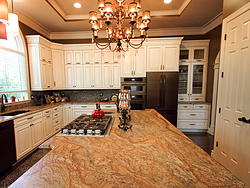 Large Kitchen with Functional Island - Kitchen Island Countertop
