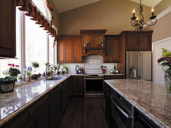 Traditional Kitchen With Center Island