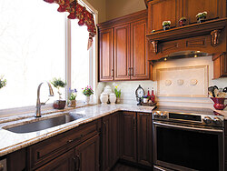 Traditional Kitchen With Center Island - Natural Light