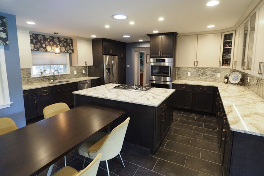 modern kitchen with new appliances