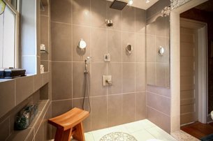 Universal Design Gray Bathroom