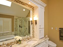 White Master Bathroom - Bathroom Sink