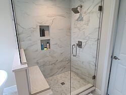 Custom Shower with Seat