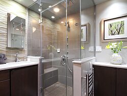 Contemporary Bathroom - Glass Shower