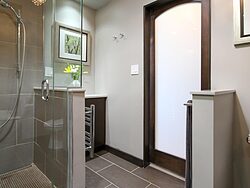 Contemporary Bathroom - Door