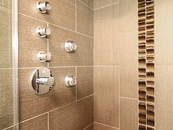 Walk In Shower Bath - Tile Detail