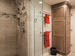 Trendy Neutral Bathroom - Shower Design