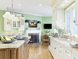 classic green kitchen