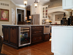 Kitchen Island with Custom Built-ins